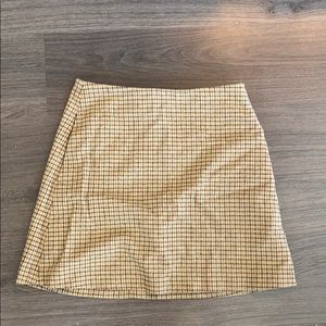 Aritzia plaid skirt